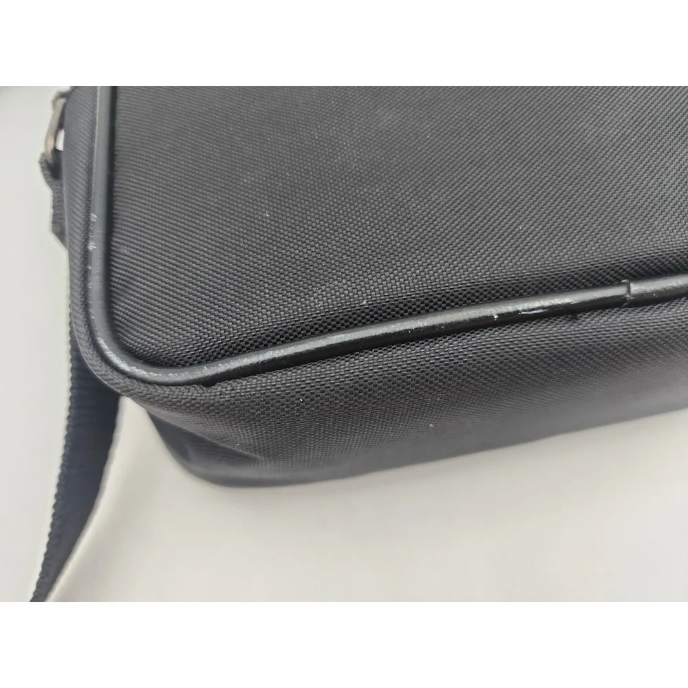 Vintage 80s Minolta Camera Bag Black Padded 2 Pocket Crossbody Strap
